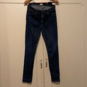 Hudson Jeans-Nico size 28.  Skinny jean. zipper. Dark wash